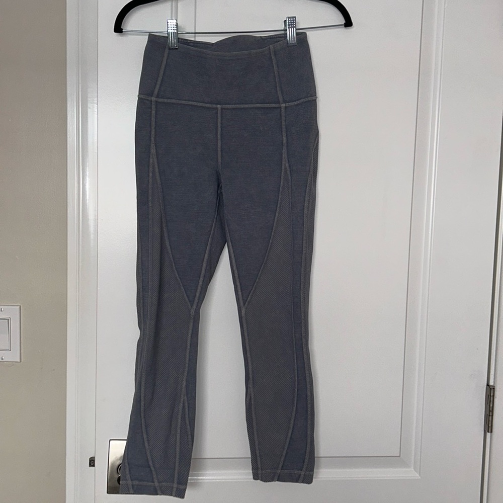 Lululemon Wunder Under Crop 23 Ribbed